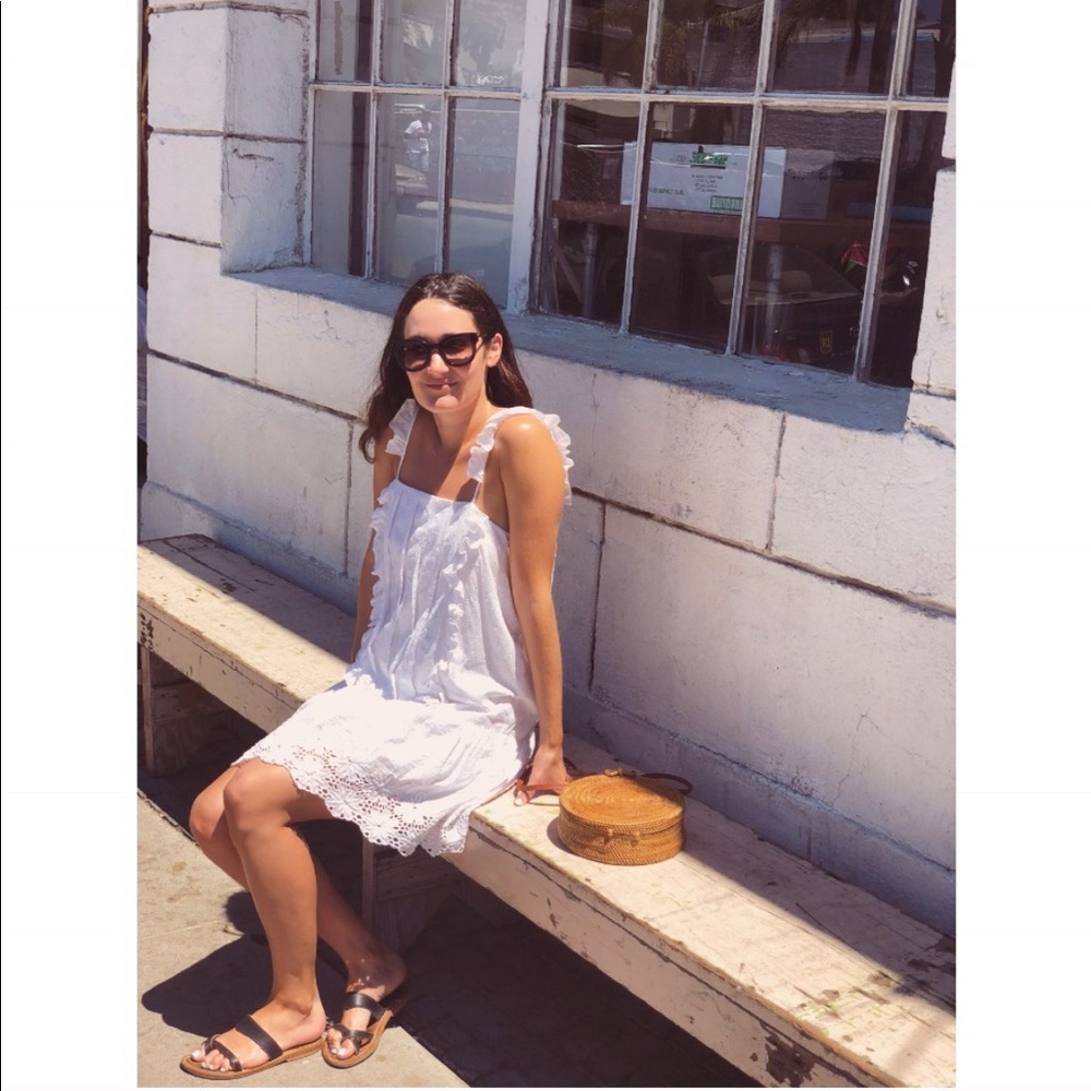 Tularosa White Lace Eyelet Dress Sz XS